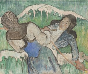 海藻採集者 作： Paul Gauguin